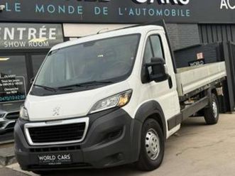 ② peugeot boxer 3.0 hdi l4 benne extra long tvac*btwin garanti — camionnettes & utilitaires — 2ememain