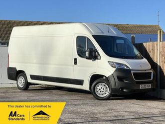 peugeot boxer 2.2 bluehdi 335 professional panel van 5dr diesel manual l3 h2 euro 6 (start/stop)