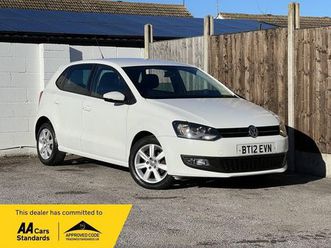 volkswagen polo 1.2 match hatchback 5dr petrol manual euro 5 (70 ps)