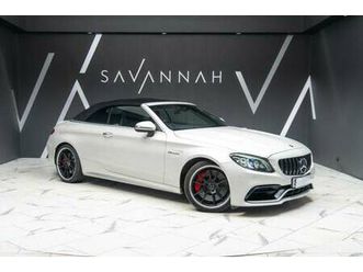 2020 mercedes-benz c class 4.0 c63 v8 biturbo amg s (premium plus) cabriolet 2dr petrol spds mct ...