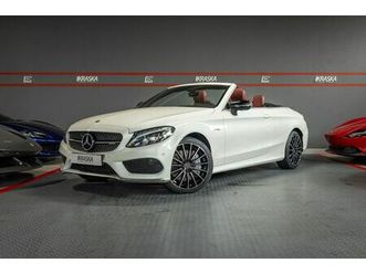 mercedes-benz c 43 amg cabrio 4m airscarf burmester sport-aga