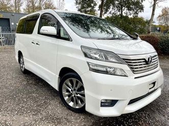 2010 toyota vellfire fresh import z edition 3.5 auto 4wd 7 seats mpv petrol 4/b grade ulez mpv pe...