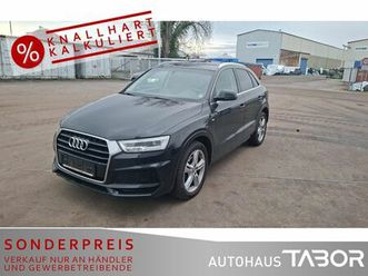 audi q3 2.0 tdi sport s-line ahk lm navi led pdc gra