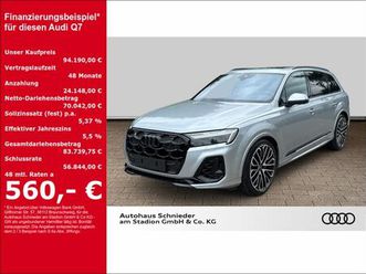 audi q7 55 tfsi e quattro s-line+ahk+hud+pano+b&o+kam