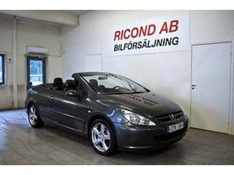 peugeot 307 cc 2.0 cab acc skinn besiktigad ua