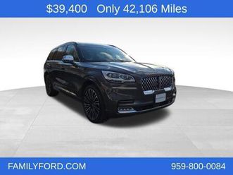 used 2020 lincoln aviator black label awd