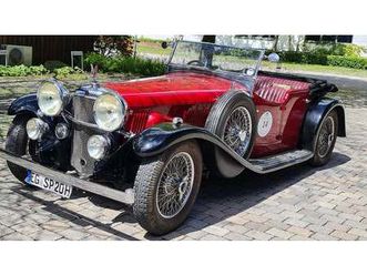 1934 alvis speed 20 rouge manuel, 4 vitesses conduite à d...
