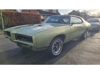 1968 pontiac gto vert automatique, 3 vitesses conduite à...