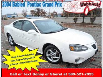04 pontiac grand prix gtp supercharged. runs perfect! babied beauty