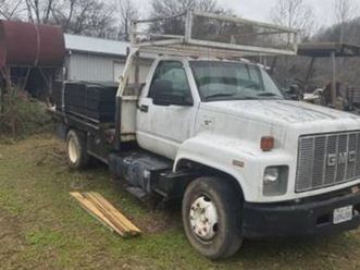 1995 gmc topkick – cat diesel – flatbed – runs great