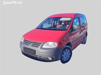 volkswagen caddy 1.4 i, 5míst, klima, 1maj