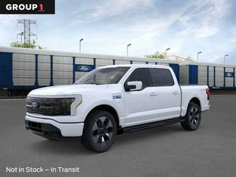 new 2025 ford f-150 lightning platinum