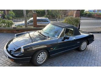 1991 alfa romeo spider noir manuel, 5 vitesses conduite à...