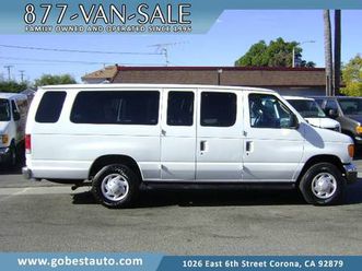 07 ford econoline e350 15-passenger cargo van ex-city loaded tow pkg 70,000 mile
