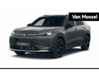 volkswagen t-roc - 1.5 etsi style first edition 116 pk automaat | panoramaschuif-kanteldak | black style | na
