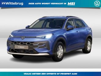volkswagen t-roc - 1.5 etsi trend first edition private lease vanaf € 499,