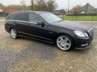 ② mercedes e350d amg line – full option – topstaat — mercedes-benz — 2ememain