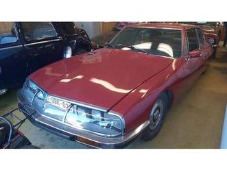 1973 citroen sm rouge foncé manuel, 5 vitesses conduite à...