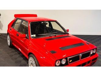 1991 lancia delta rouge manuel, 5 vitesses conduite à gau...