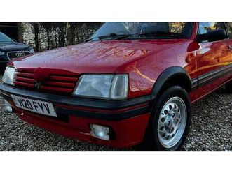 1990 peugeot 205 gti 1.6 in guards red