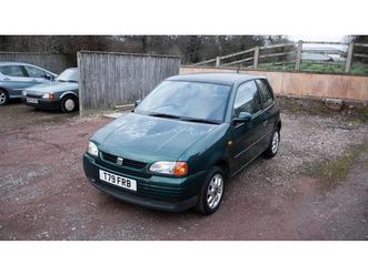 1999 seat arosa vert manuel, 5 vitesses conduite à droite...