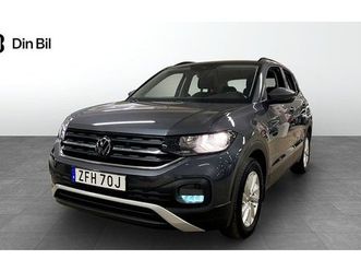 volkswagen t-cross 1.0 tsi 95 komfortpkt m bl sensorer fram och bak