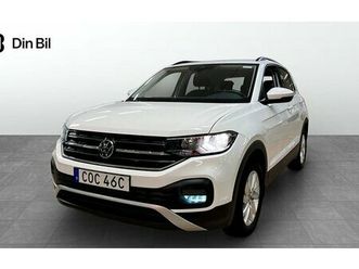 volkswagen t-cross 1.0 tsi 95 komfortpkt-sensorer 2-zons klima