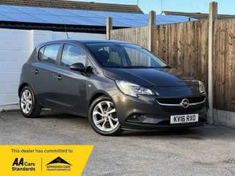 vauxhall corsa 1.4i ecoflex energy hatchback 5dr petrol manual euro 6 (a/c) (75 ps)
