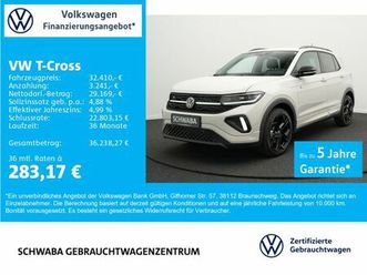 volkswagen t-cross r-line 1.5 tsi black style*ahk*r-kam*18