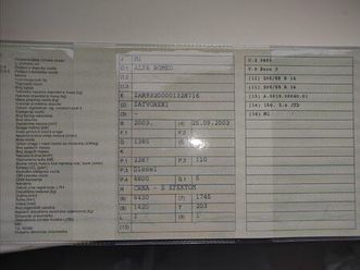 alfa romeo 156 2,4 jtd, 2003 god.