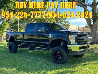 2018 ford f250 super duty 4x4 black on black lifted buy here pay here