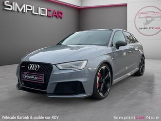 audi rs3 sportback 367 gris nardo / toit ouvrant / bose sans fap garantie audi
