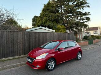 2013 peugeot 208 1.2 vti active 5dr hatchback petrol manual