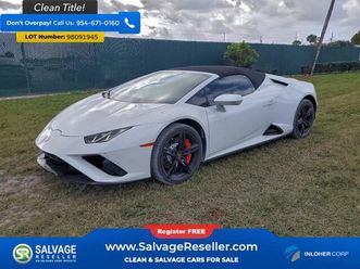 2021 lamborghini huracan evo spyder