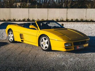 ferrari 348 spider giallo original paint