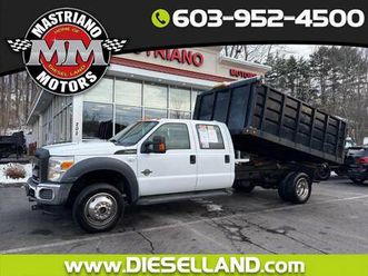 2016 ford super duty f-550 drw crew cab dump body 6.7l powerstroke diesel!! **fi
