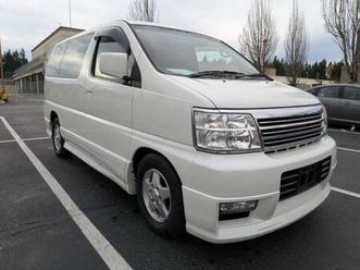 2000 nissan elgrand highway star 4x4 v6 gas van