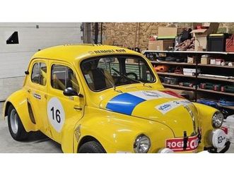 1961 renault 4cv jaune manuel, 5 vitesses conduite à gauc...