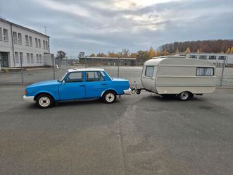 wartburg 1.3 mit qek wohnwagen