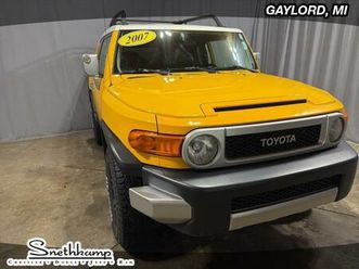 used 2007 toyota fj cruiser base