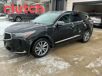 2022 acura rdx base awd w/ technology pkg. w/ apple carplay, hea