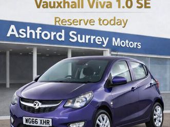 2016 vauxhall viva 1.0i se (a/c)