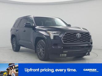 used 2023 toyota sequoia platinum