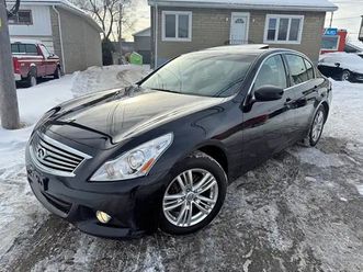 2011 infiniti g37 sedan all wheel drive / two keys / black on bl