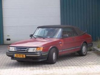 saab 900 turbo 16v cabriolet 1987 rood — saab — marktplaats