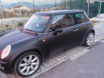 mini cooper r50 1.6 16v 2002 nero unica progetto