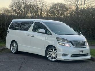 2008 toyota alphard / vellfire 240s petrol auto fully loaded spec bodykit alloys