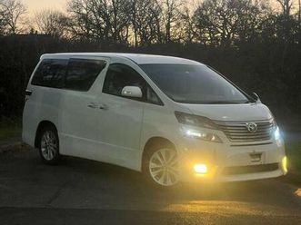 toyota vellfire/estima/alphard 2.4 automatic 7 seater petrol platinum selection
