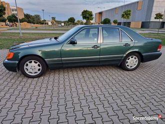 mercedes w140 se600 v12 408koni 1991r garażowany prywatnie od kolekcjonera poznań - sprzedajemy.pl