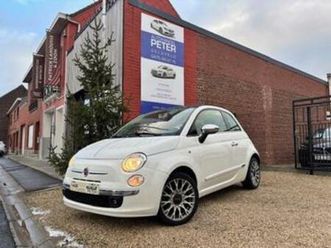 ② fiat 500 lounge leder-airco-alu velgen 2014 — fiat — 2ememain